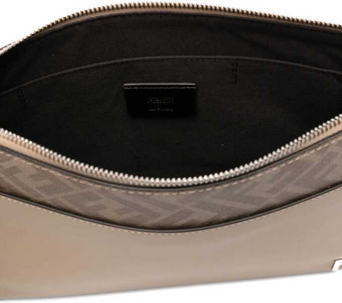 Genti de mana Fendi Clutch Squared Ff BEIGE Barbati (BM 18923212) 5