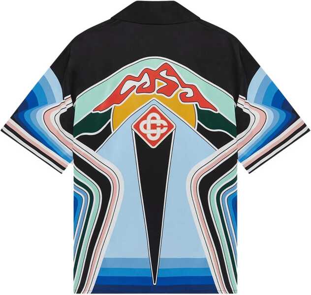 Camasi casual Casablanca Graphic Mountain Shirt GRAPHIC MOUNTAIN Barbati (BM 18923296) 4