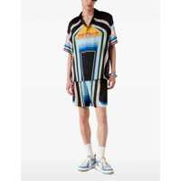 Camasi casual Graphic Mountain Shirt Barbati