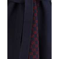 Imbracaminte Gucci Dama - Paltoane Gucci Wool coat BLUE/RED Femei (BM 18923302) - B-mall.ro