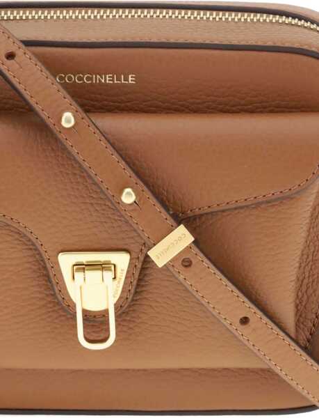 Genti de umar Coccinelle Beat Soft Shoulder Bag COGNAC Femei (BM 18923377) 4