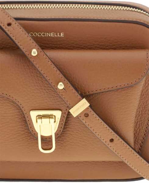 Genti de umar Coccinelle Beat Soft Shoulder Bag COGNAC Femei (BM 18923377) 5