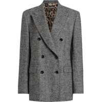 Sacouri Double-breasted Chevron Blazer Femei