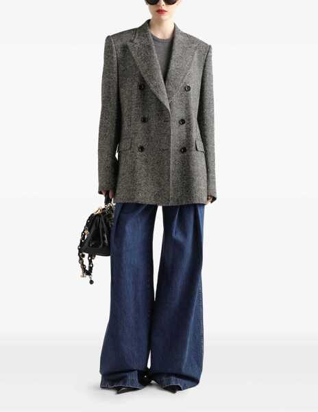 Pantaloni casual Dolce & Gabbana Straight Jeans with pinces VARIANTE ABBINATA Femei (BM 18923395) 2