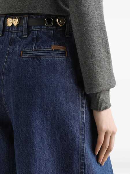 Pantaloni casual Dolce & Gabbana Straight Jeans with pinces VARIANTE ABBINATA Femei (BM 18923395) 5