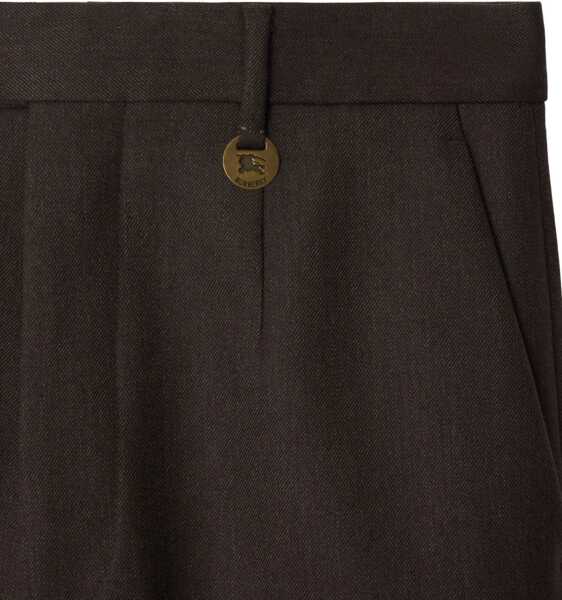 Pantaloni casual Burberry Tailored Wool Trousers BROWN Barbati (BM 18923485) 2