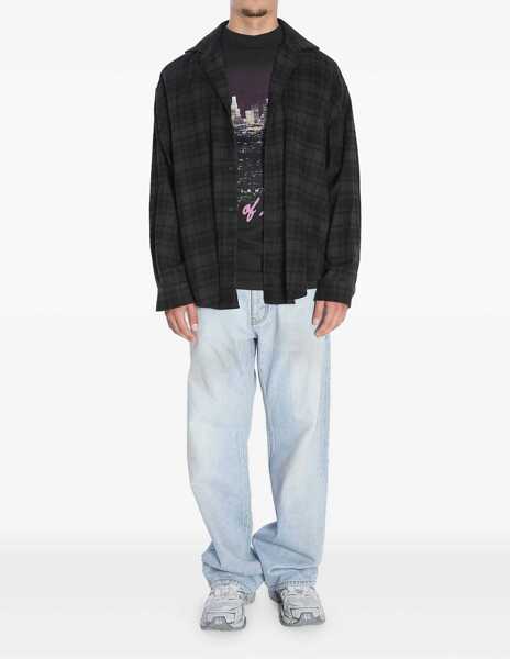 Camasi Balenciaga Layered-Effect Shirt BLACK Barbati (BM 18923500) 2