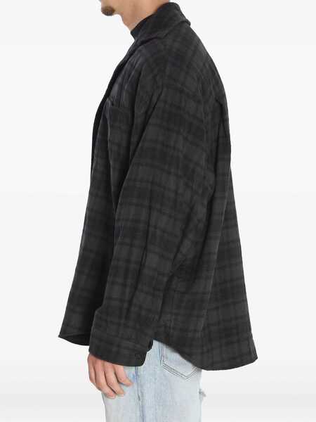 Camasi Balenciaga Layered-Effect Shirt BLACK Barbati (BM 18923500) 3