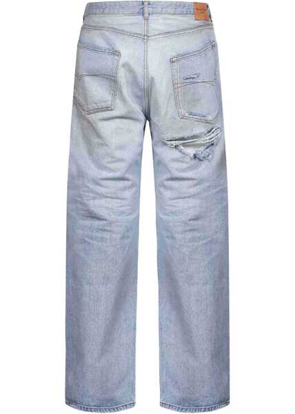 Blugi Balenciaga Distressed Relaxed Jeans BLUE Barbati (BM 18923512) 2