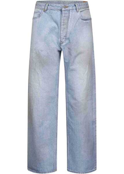 Blugi Balenciaga Distressed Relaxed Jeans BLUE Barbati (BM 18923512) 1