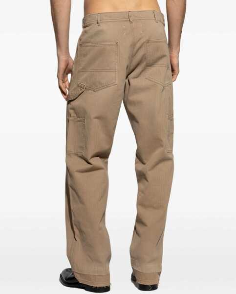 Pantaloni casual Maison Margiela Cargo Jeans BEIGE Barbati (BM 18923518) 4