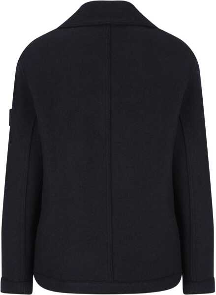 Paltoane Stone Island Wool Peacoat BLUE Barbati (BM 18923527) 2