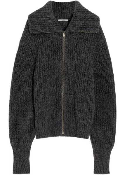 Cardigane LEMAIRE Zipped Cardigan Yak Alpaca BLACK Barbati (BM 18923533) 1