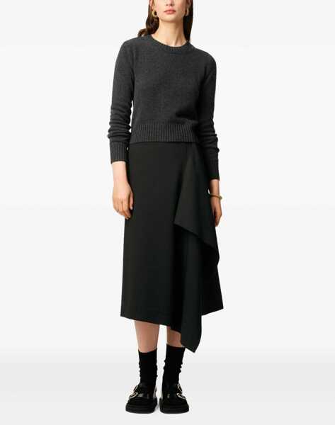 Pulovere AMI Paris Ami De Coeur Sweater ANTHRACITE Femei (BM 18923659) 2