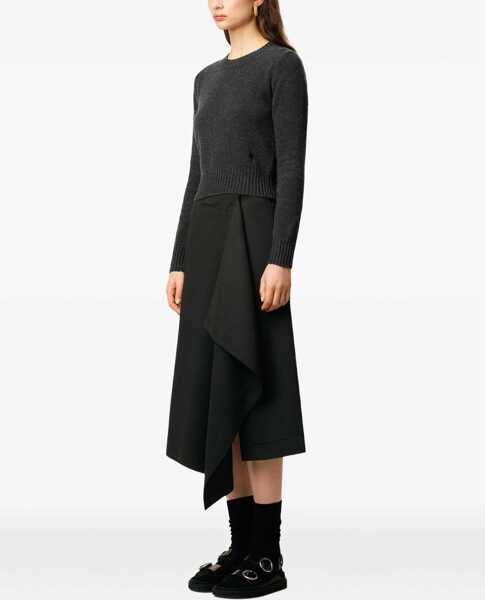 Pulovere AMI Paris Ami De Coeur Sweater ANTHRACITE Femei (BM 18923659) 3