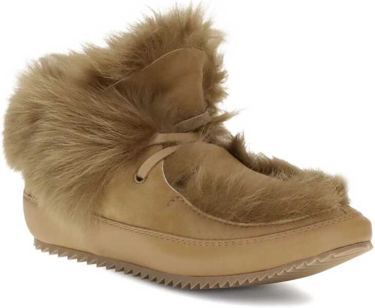 Bocanci casual Pedro Garcia Furry Ankle Boots TAN SUEDE CHURRA Femei (BM 18923677) 1
