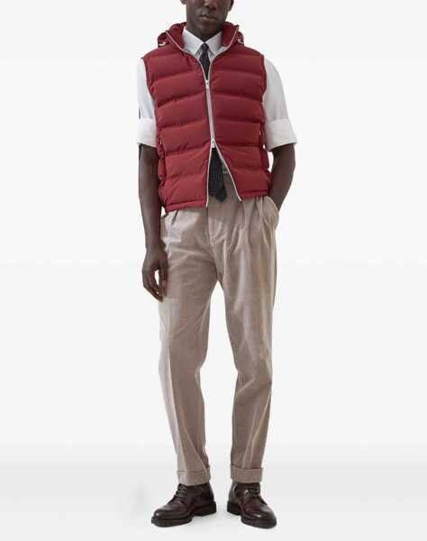 Geci de iarna Brunello Cucinelli Down Vest PORPORAGRIGIO MEDIO Barbati (BM 18923692) 2
