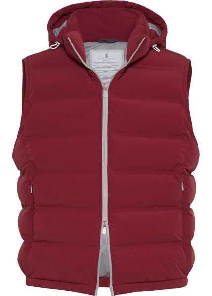 Geci de iarna Brunello Cucinelli Down Vest PORPORAGRIGIO MEDIO Barbati (BM 18923692) 1