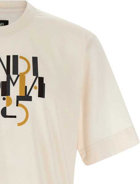 Tricouri Fendi Logo T-Shirt HALL Barbati (BM 18923695) 3