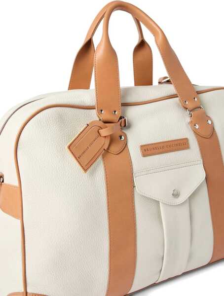 Genti de voiaj Brunello Cucinelli Street Travel Bag GHIACCIONATURALE Barbati (BM 18923701) 4