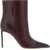 Francesco Russo Two-tone Ankle Boots BLACK/BORDEAUX