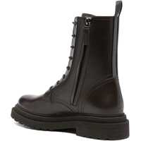 Bocanci Brunello Cucinelli Dama - Bocanci casual Brunello Cucinelli Leather Ankle Boots TESTA MORO Femei (BM 18923758) - B-mall.ro