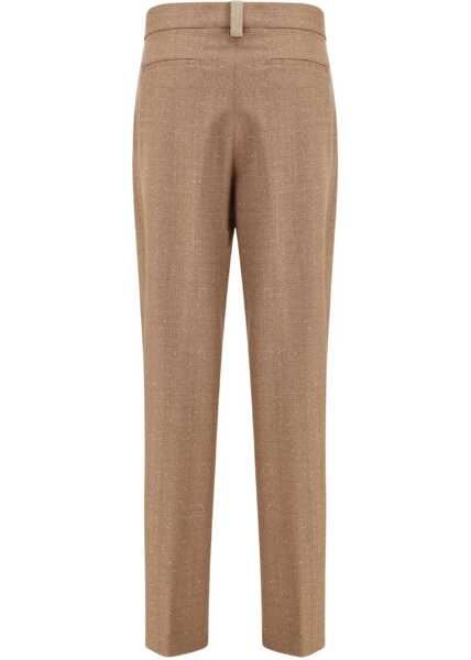 Pantaloni casual Fabiana Filippi Prince de Galles Pants VR1 Femei (BM 18923785) 2