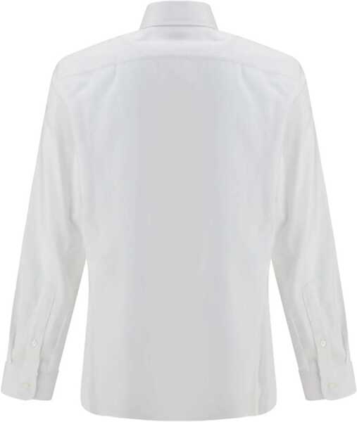 Camasi casual Brunello Cucinelli Cotton Shirt BIANCO Barbati (BM 18923803) 2