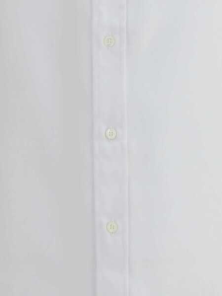 Camasi casual Brunello Cucinelli Cotton Shirt BIANCO Barbati (BM 18923803) 3