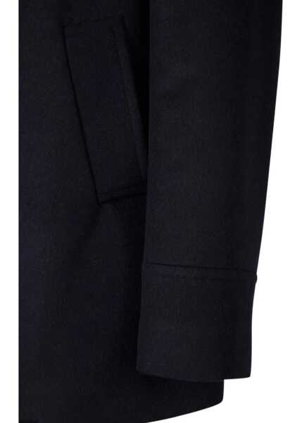 Paltoane Brunello Cucinelli Double wool flannel Caban NAVY/PIOMBORUBINO Barbati (BM 18923812) 5