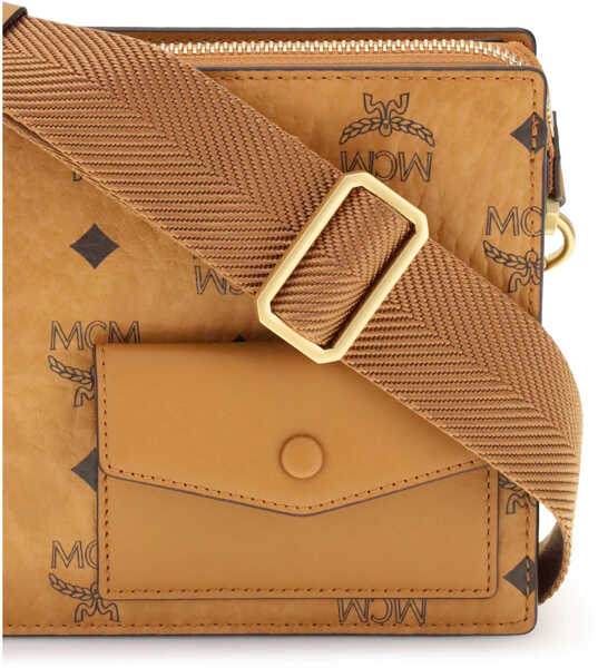 Genti de mana MCM Aren canvas Shoulder Bag COGNAC Barbati (BM 18923830) 4