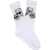 Karl Lagerfeld Logo Socks. WHITE