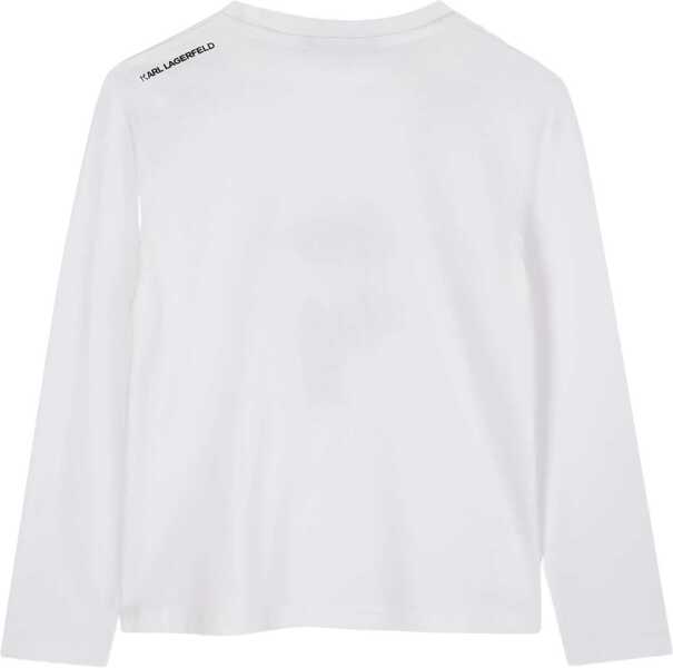 Tricouri Karl Lagerfeld T-Shirt With Logo WHITE Baieti (BM 18923965) 2