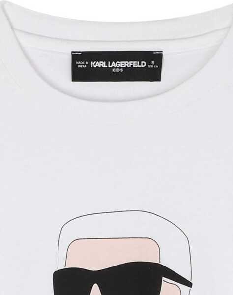 Tricouri Karl Lagerfeld T-Shirt With Logo WHITE Baieti (BM 18923965) 3