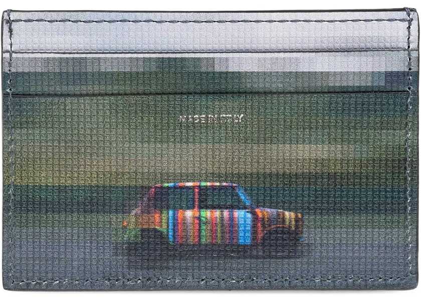 Portofele Paul Smith Pixelated Mini Card Holder BLACK Barbati (BM 18923971) 2