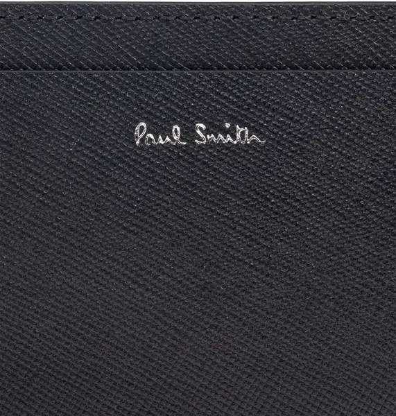 Portofele Paul Smith Pixelated Mini Card Holder BLACK Barbati (BM 18923971) 3