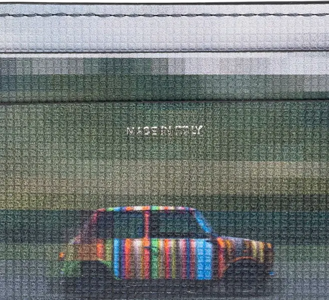 Portofele Paul Smith Pixelated Mini Card Holder BLACK Barbati (BM 18923971) 4