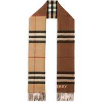 Esarfe pentru Barbati - Esarfe Burberry Check Scarf BROWN Barbati (BM 18923974) - B-mall.ro