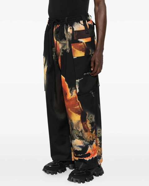Pantaloni casual Y-3 AOP Sport Uniform Cargo Pants BLACK Barbati (BM 18924019) 3