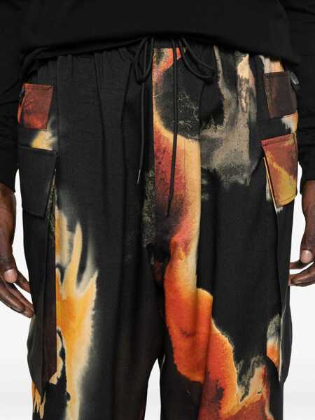 Pantaloni casual Y-3 AOP Sport Uniform Cargo Pants BLACK Barbati (BM 18924019) 5