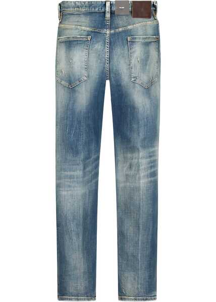 Blugi DSQUARED2 Slim Jeans NAVY BLUE Barbati (BM 18924025) 2