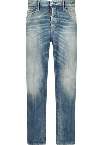 Blugi DSQUARED2 Slim Jeans NAVY BLUE Barbati (BM 18924025) 1