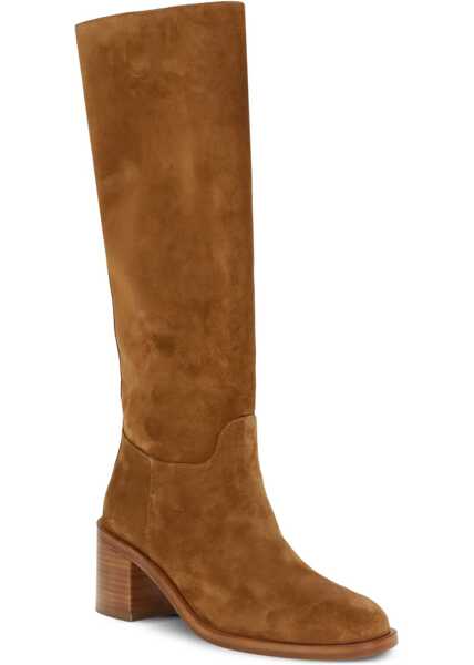 Bocanci casual Stuart Weitzman Finn high Boots DOE/LUXE SADDLE Femei (BM 18924040) 2