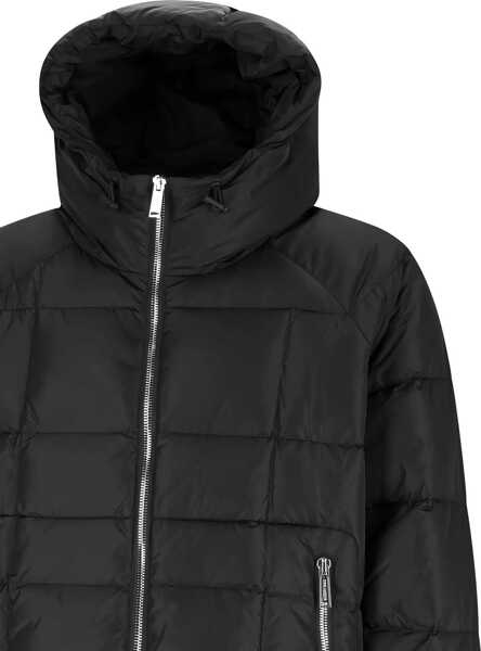 Geci de iarna DSQUARED2 3D long nylon Down Jacket BLACK Barbati (BM 18924043) 3