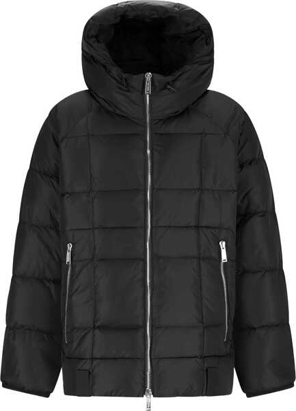 Geci de iarna DSQUARED2 3D long nylon Down Jacket BLACK Barbati (BM 18924043) 1