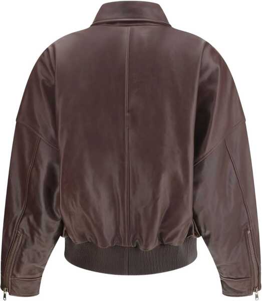 Jachete PETAR PETROV Oversized leather Jacket COFFEE Femei (BM 18924085) 3