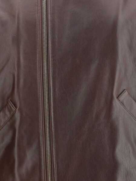 Jachete PETAR PETROV Oversized leather Jacket COFFEE Femei (BM 18924085) 4