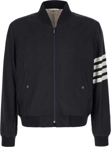 Jachete Thom Browne Wool Jacket NAVY Barbati (BM 18924097) 1