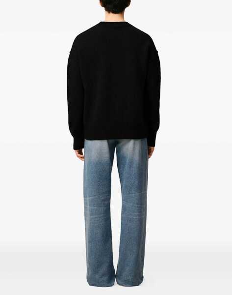 Pulovere AMI Paris Ami De Coeur Sweater NOIR/ROUGE Femei (BM 18924193) 3