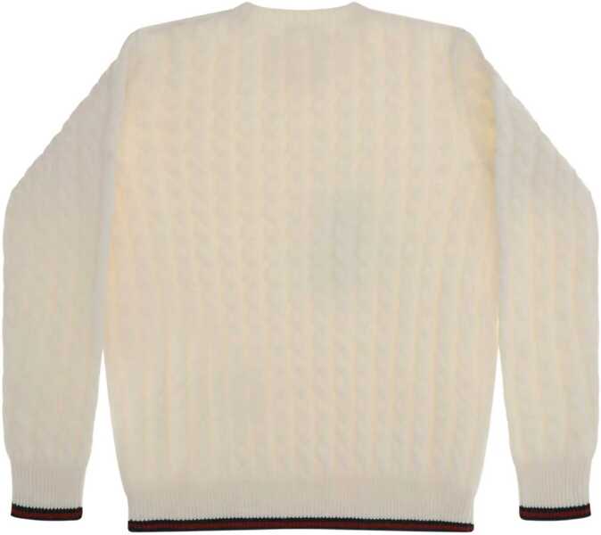 Pulovere Gucci Wool Sweater for Boy OLTREMARE/GREEN/RED Baieti (BM 18924217) 2